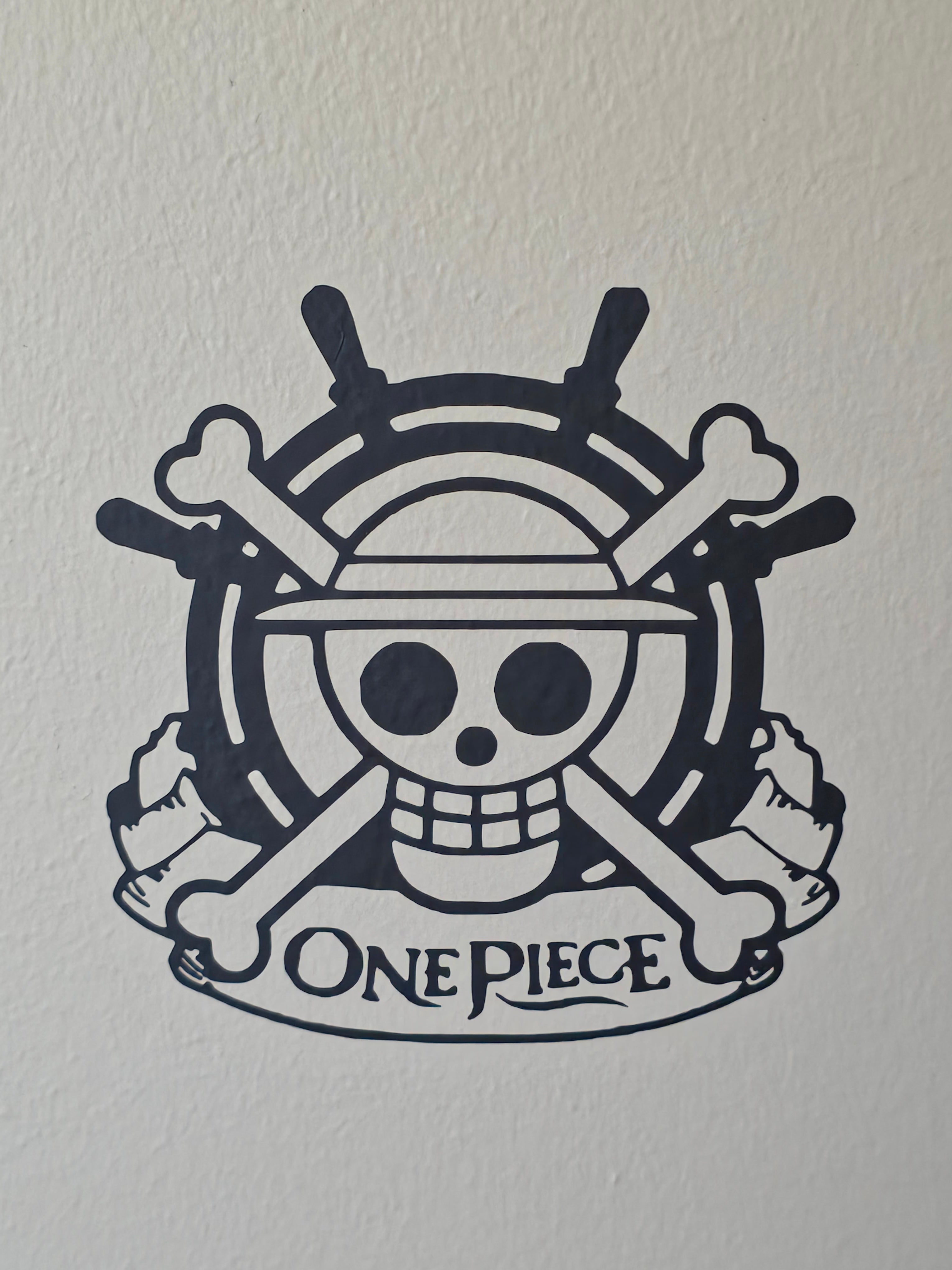 One piece Jolly Roger inspired Wall, Car, Laptop Decal. Permanent and Removable available!