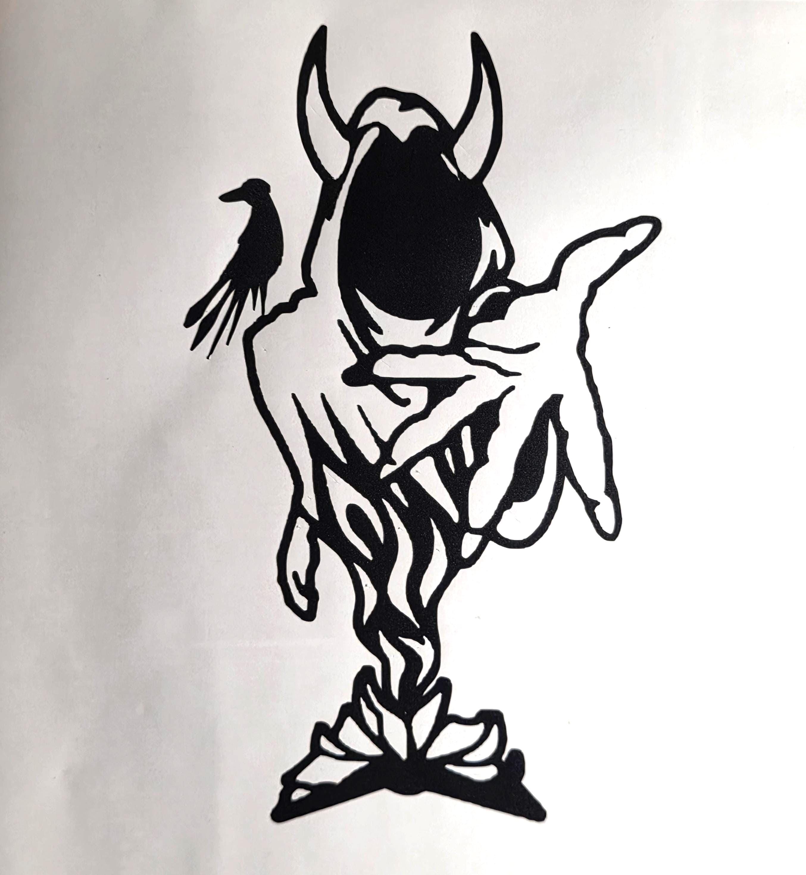 The Wraith inspired Wall, Car, Laptop Decal. Permanent and Removable available!