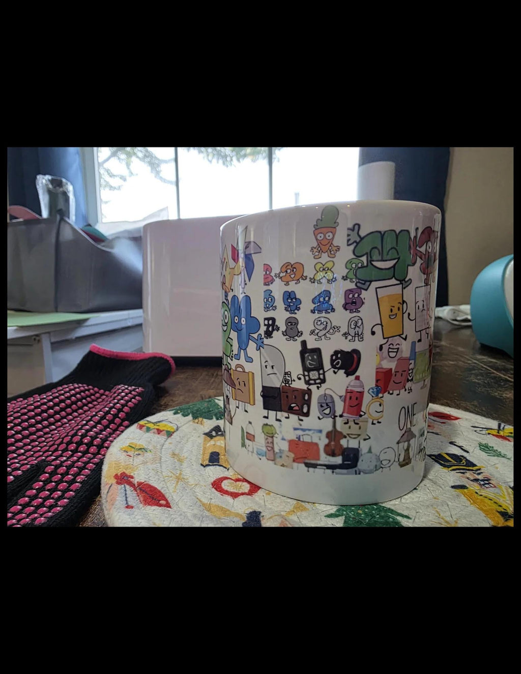 Object Show Coffee Cup, Mug, Various Characters