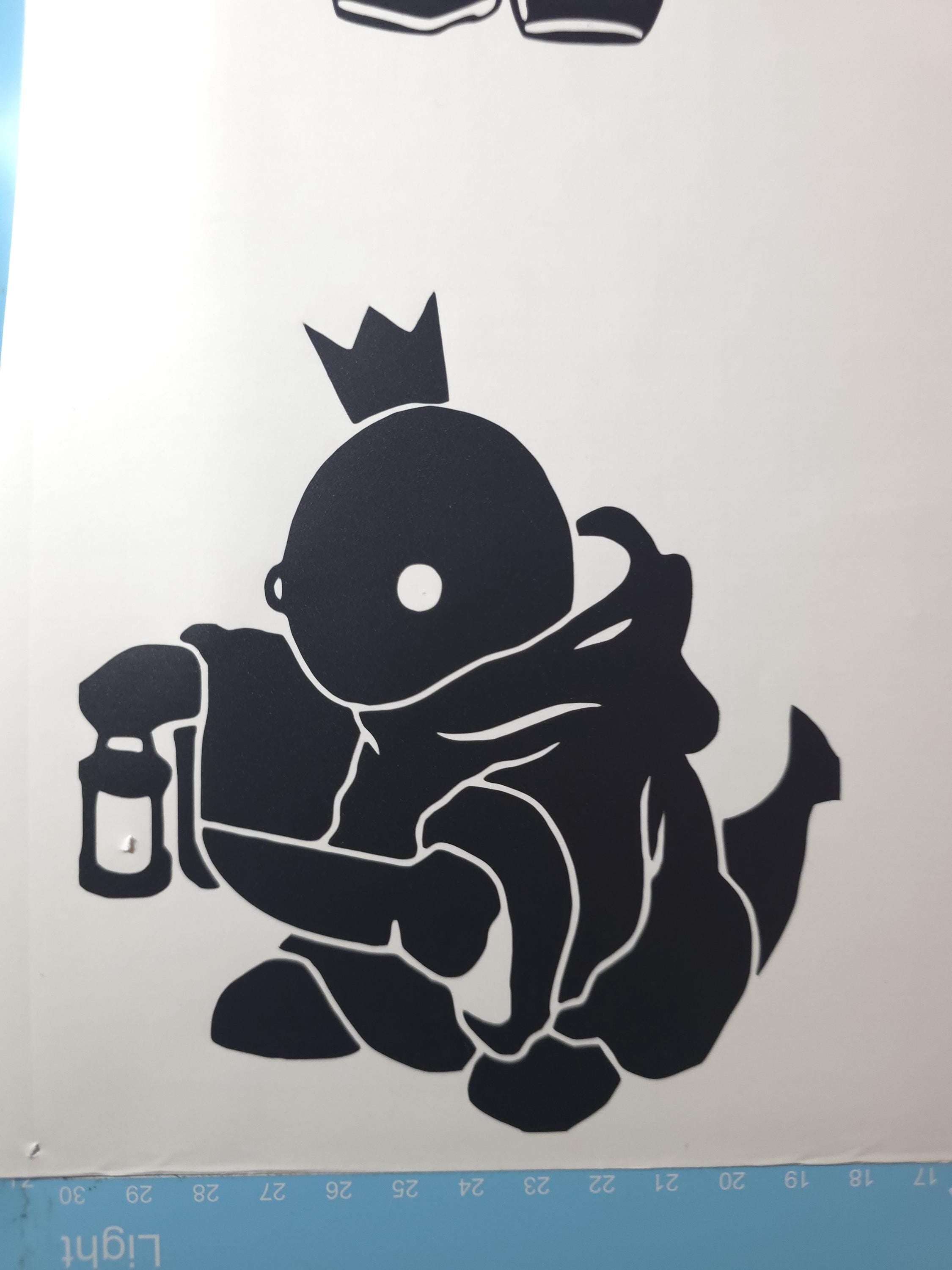 Final fantasy Tonberry Wall, Car, Laptop Decal. Permanent and Removable available!