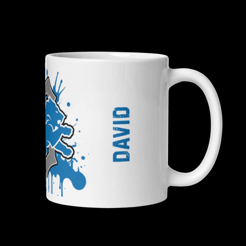 Detroit Lions Personalized Coffee Cup