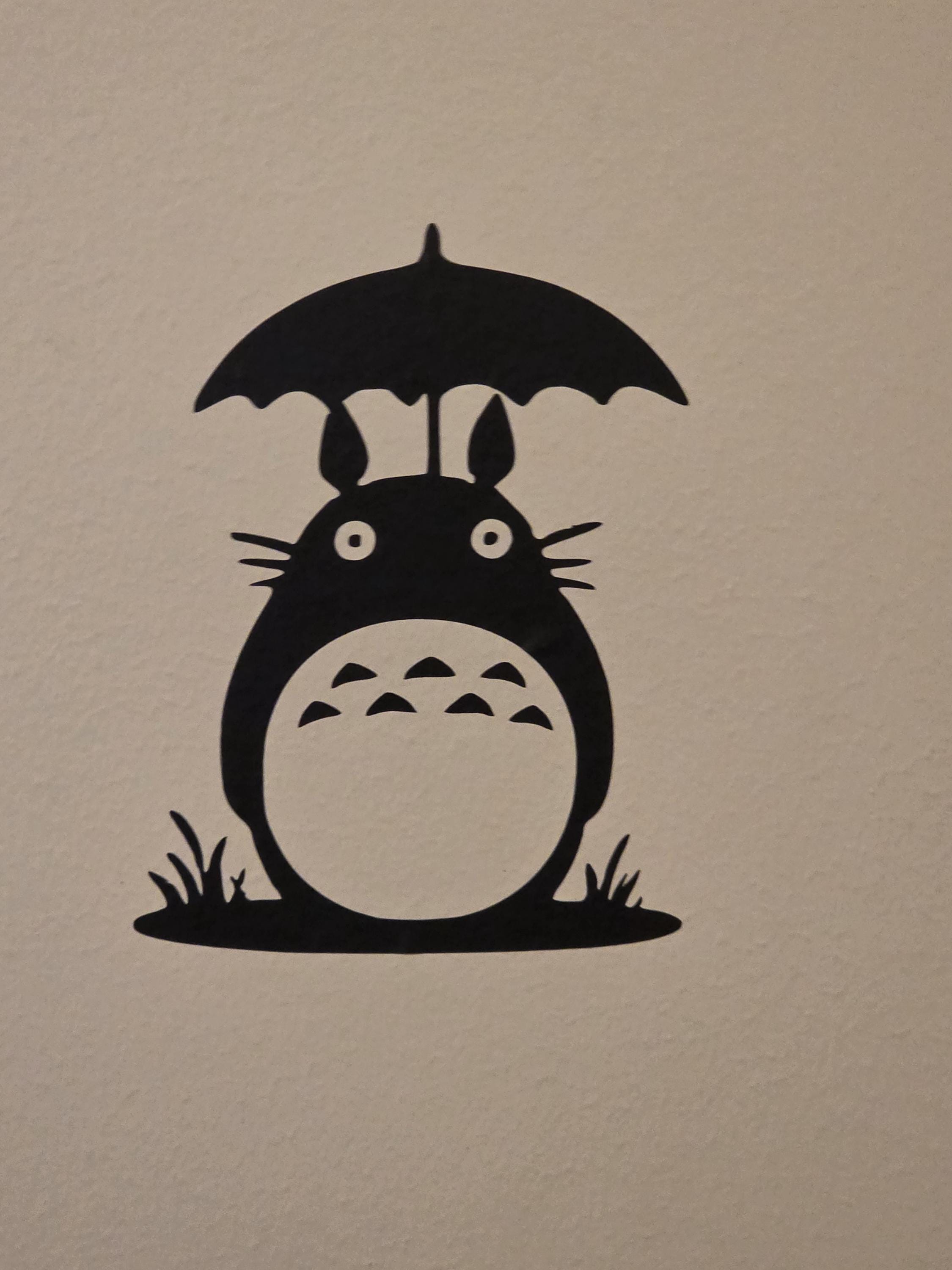 Totoro Wall, Car, Laptop Decal. Permanent and Removable available!